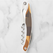 Bruine cirkels kurkentrekker (Voorkant)