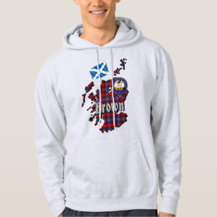 Bruine Clan Badge Volwassene Hoodie