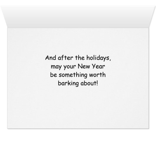 Bruine Cockapoo Funny kersthond en boom (Binenzijde Horizontaal (Onderkant))