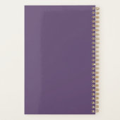 Bruine Coole Kat Bril Planner (Achterkant)