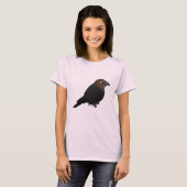 Bruine cowbird t-shirt (Voorkant volledig)