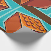 Bruine Cube Cadeaupapier