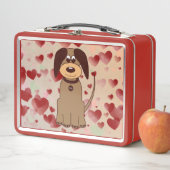 Bruine Dog Lunch Box (In situ)