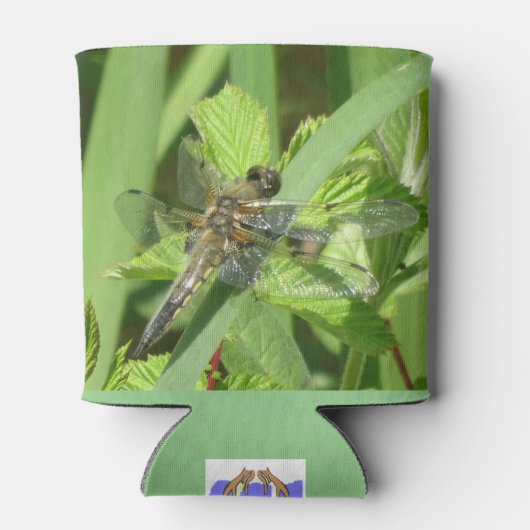 Bruine Dragonfly-Koelbox Blikjeskoeler (Achterkant)