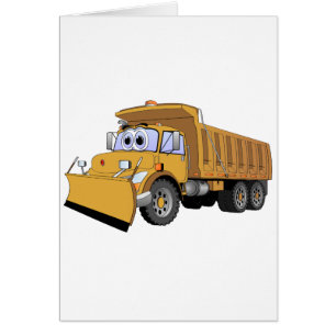 Bruine Dump Truck Cartoon