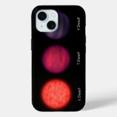 Bruine dwergen zoals gezien door een interstellair Case-Mate iPhone case (Achterkant)