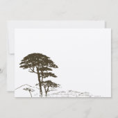 Bruine eekbomen Weddenschappen Kaart (Achterkant)