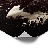 Bruine Eiffeltoren in Parijs Poster (Hoek)