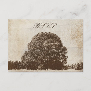 bruine eik - Biggenotskaart RSVP Kaartje