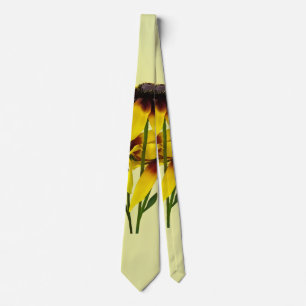 Bruine en Gele Black-Eyed Susans Stropdas