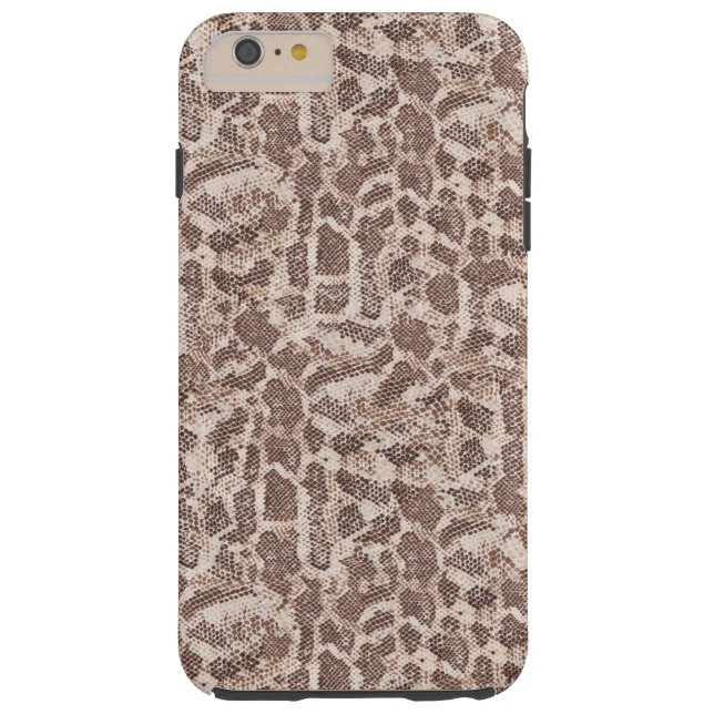 Bruine en Tan Snake Skin Case-Mate iPhone Case (Achterkant)