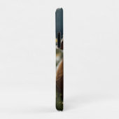 Bruine en witte cavia maan en madeliefjes, Case-Mate iPhone case (Achterkant/rechts)