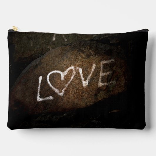 Bruine en witte liefde etui (Voorkant)