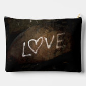 Bruine en witte liefde etui (Achterkant)