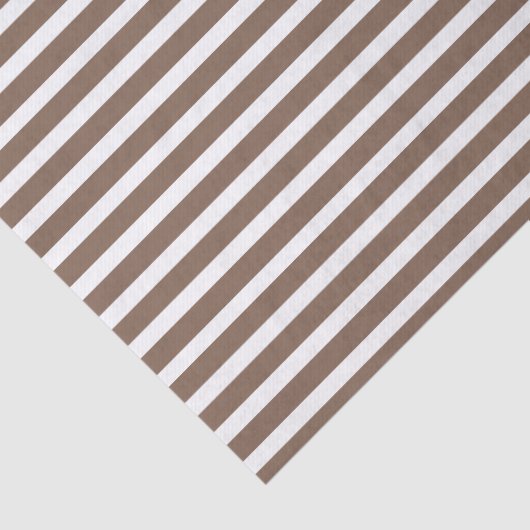 Bruine en witte strepen tissuepapier (Detail)