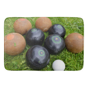  bruine en zwarte grasforel; badmat