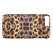 Bruine fazantveer caleidoscoop Case-Mate iPhone case (Achterkant (Horizontaal))