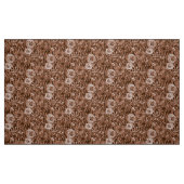 Bruine Floral Stof (Fat Quarter)