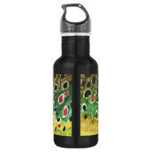 Bruine forel Gevist, angling Waterfles (Achterkant)