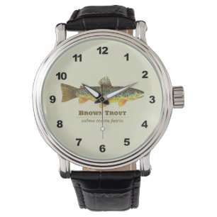 Bruine forel horloge