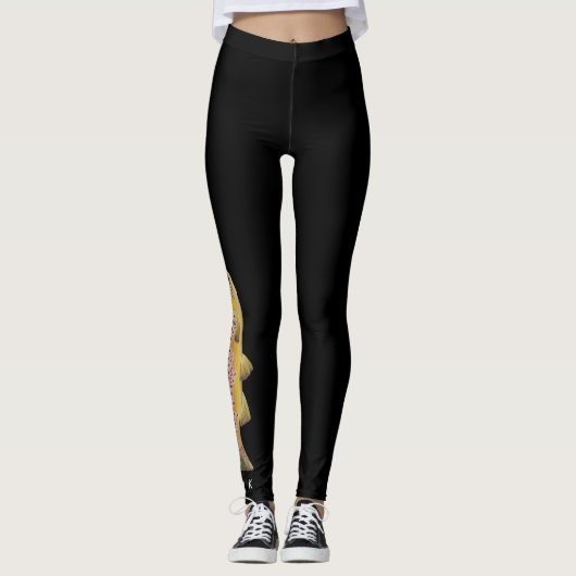 Bruine forel leggings (Voorkant)