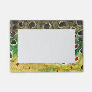 Bruine forel post-it® notes