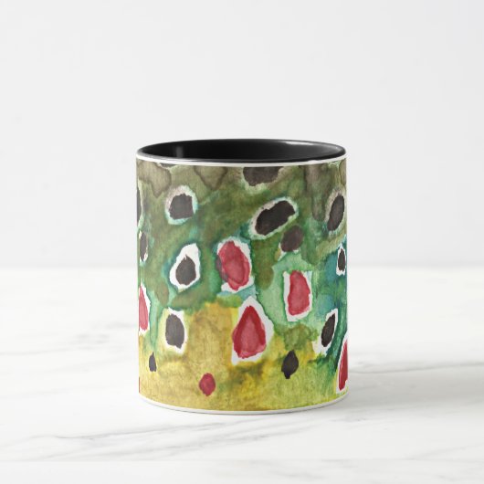 Bruine forel vis mok (Midden)