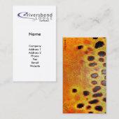 Bruine forel - Visitekaartje (Voorkant / Achterkant)