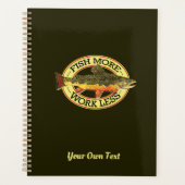 Bruine forel Vist - pas hem aan! Planner (Voorkant)