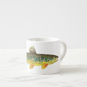 Bruine Forelvisserij Espresso Kop