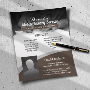 Bruine foto van Noteerbare overheidskredietnemer Flyer