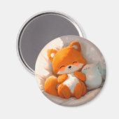 Bruine fox magneet (Voorkant / Achterkant)