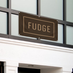 Bruine Fudge bord Spandoek