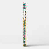 Bruine geruite stof, Schotse wol. Case-Mate iPhone Case (Achterkant / Links)