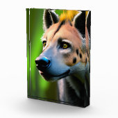 Bruine gevlekte stalking hyena, fotoblokken (Rechts)