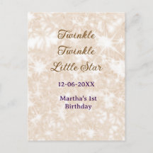 Bruine glitters glinsterende kleine ster verjaarda