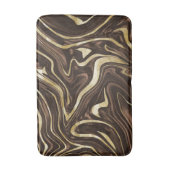 Bruine gouden marmer #1 badmat (Voorkant Verticaal)