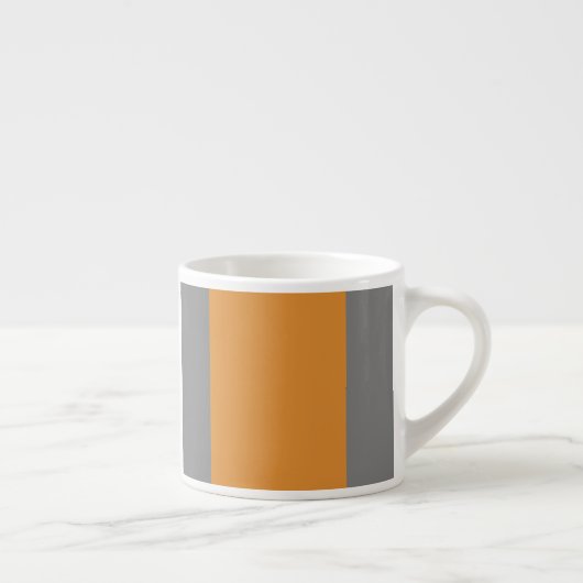 Bruine, grijze en witte strepen espresso kop (Rechts)