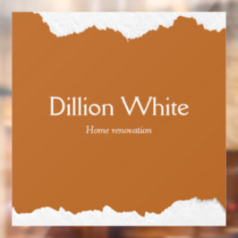 Bruine grijze gestructureerde print raamsticker