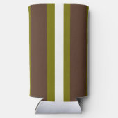 Bruine, groene en witte strepen (Achterkant)