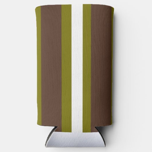 Bruine, groene en witte strepen (Voorkant)