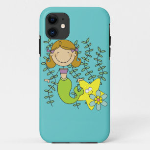 Bruine Haired Meermin iPhone 11 Hoesje