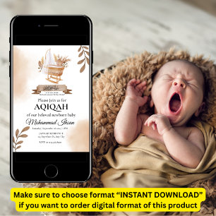 Bruine herfst bladeren kinderwagen baby jongen Aqi Kaart