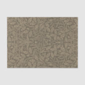 Bruine Herfst herfst Acorn Leafy Gift Decoupage Tissuepapier (Voorkant)