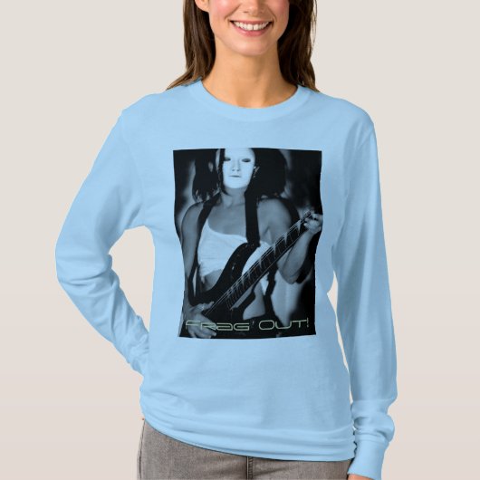 bruine hoes uit gemonteerde lange hoes supersoft T T-shirt (Voorkant)