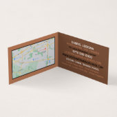 Bruine hond, Dog Trainer Visitekaartjes (Binnen)