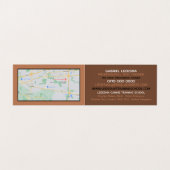 Bruine hond, Dog Trainer Visitekaartjes (Binnenkant ongevouwen)