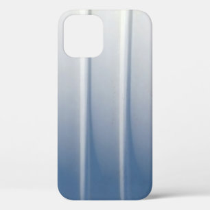 Bruine houten deur van glas iPhone 12 hoesje