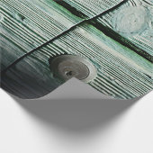 Bruine houten lade cadeaupapier (Hoek)