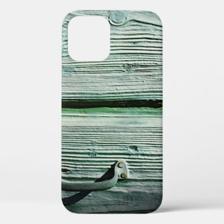 Bruine houten lade iPhone 12 hoesje